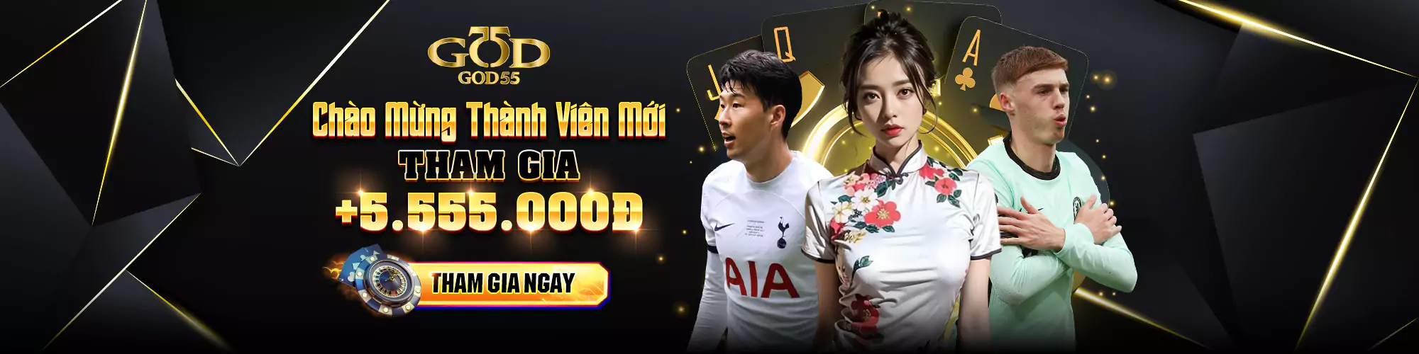 God55 việt nam thưởng thành viên mới