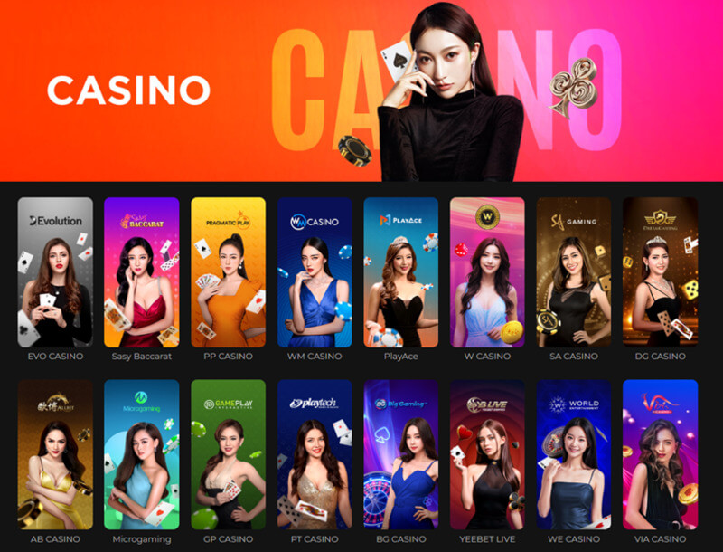 Sảnh casino đa dạng các thể loại game bài hấp dẫn